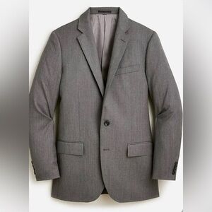 JCrew Men’s Ludlow suit jacket and pants made with Tellegno 1900 Made in Italy